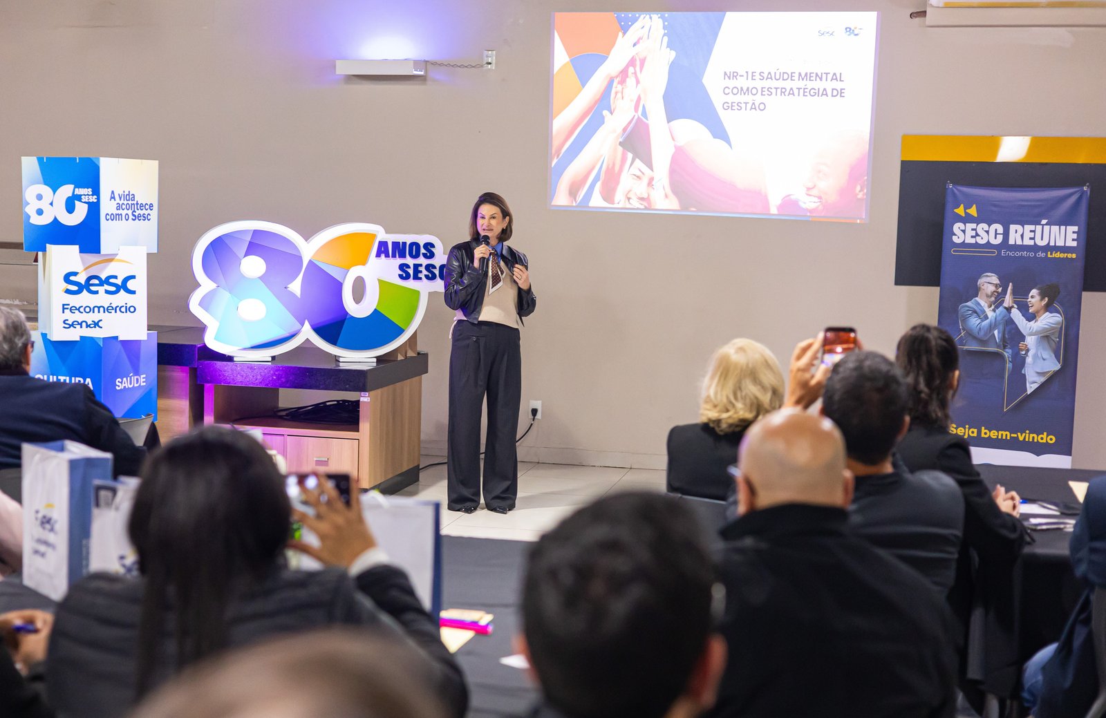 Palestra no SESC — 80 anos